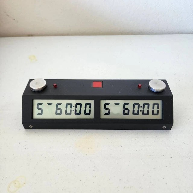 CHRONOS CHESS CLOCK (LARGE Edition) Touch Sensor Black 163.00