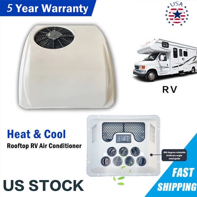 HEAT & COOL RV 12V RV Air Conditioner Electric Rooftop AC Unit Fit
