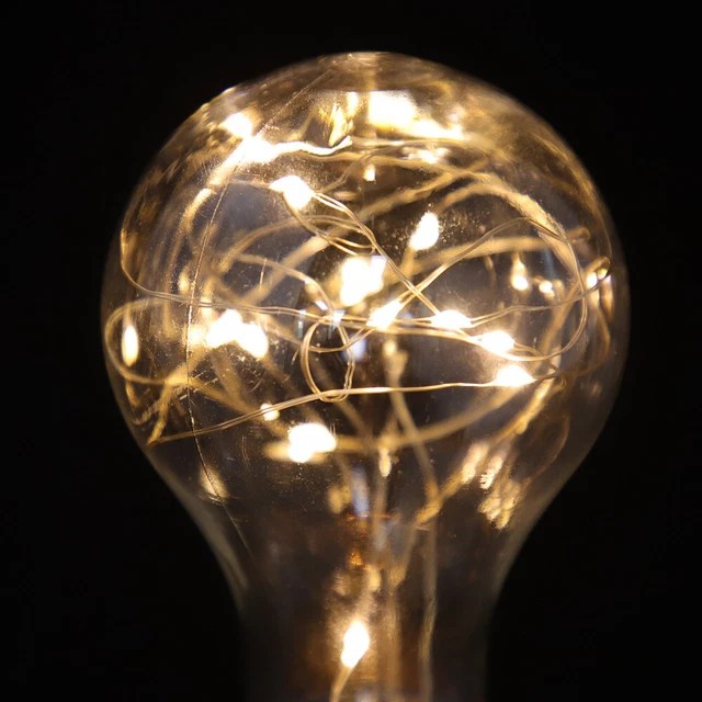 2 COUNT LIGHT Bulb Reading LED Night Creative Desk Lamp Girl Child £27.