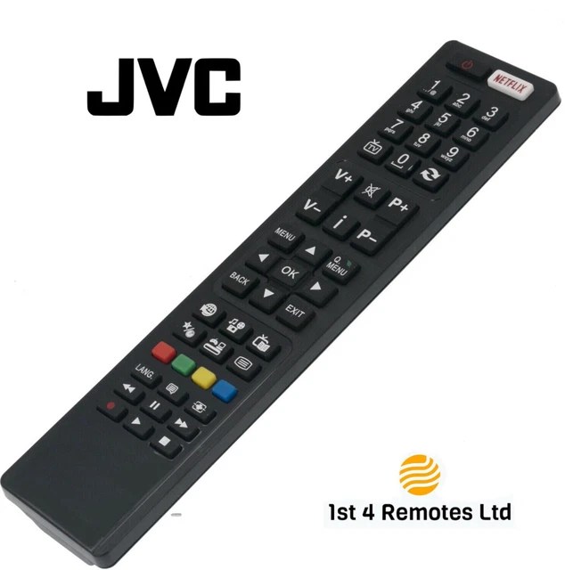 FOR JVC TV RmC3179 Replacement Remote Control Netflix Button Smart Tv