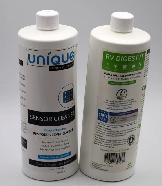 UNIQUE RV DIGESTIT Holding Tank Treatment & Sensor Black Water Cleaner