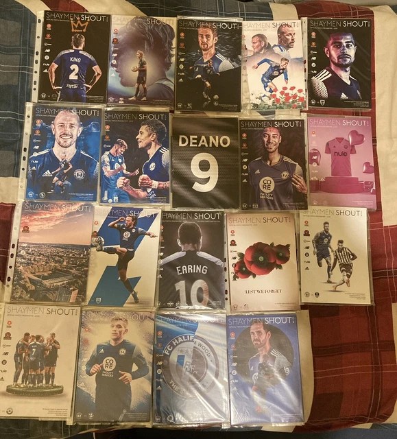 HALIFAX TOWN PROGRAMME Collection £20.00 PicClick UK