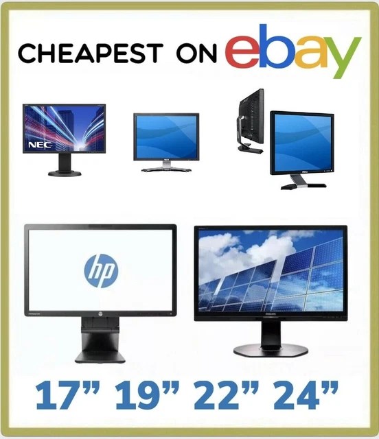 CHEAP 19& 22& 24" TFT PC Computer Monitor VGA 22" Flat Screen Major
