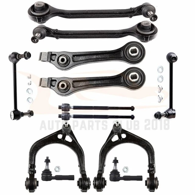COMPLETE 12 SET Upper Lower Control Arms Kit For Dodge Charger & Magnum