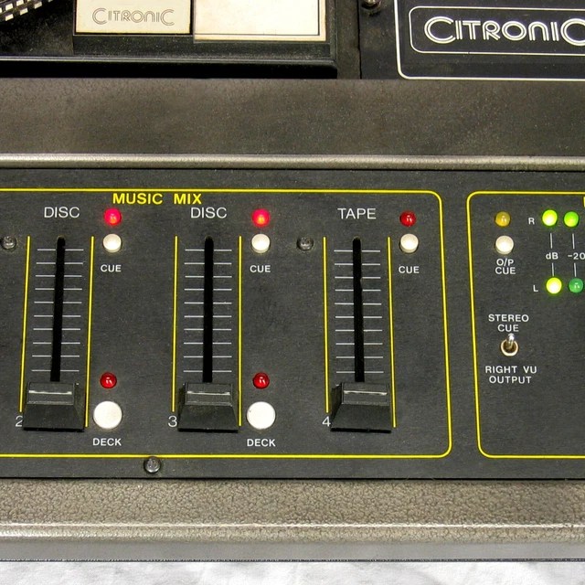 5 X CITRONIC 2x10K Fader Slider Potentiometer Pot. Knob Mixer DJ Twin