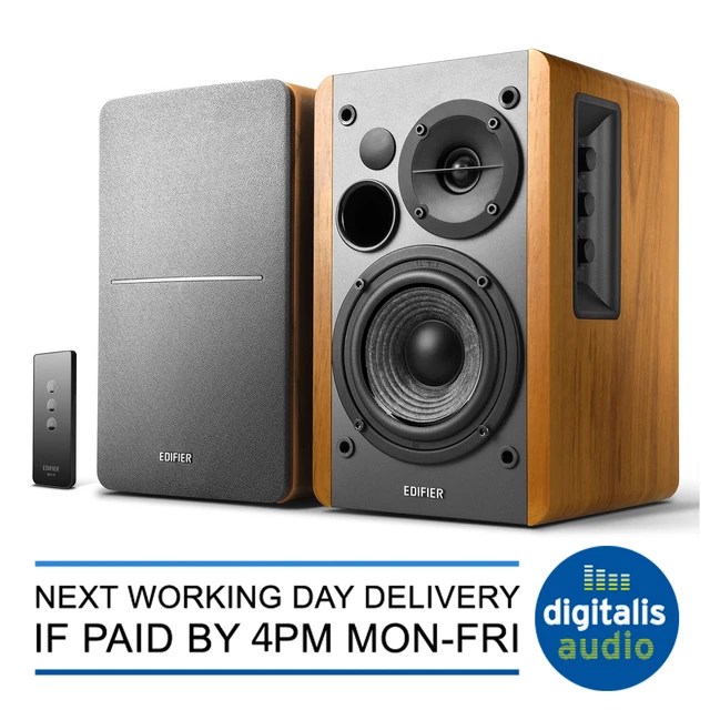 EDIFIER R1280T ACTIVE 2.0 Bookshelf Studio Speakers System TV/MAC/PC