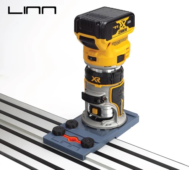 DEWALT ROUTER TRACK Rail Guide Adaptor Base for DCW600 DCW604 D26200