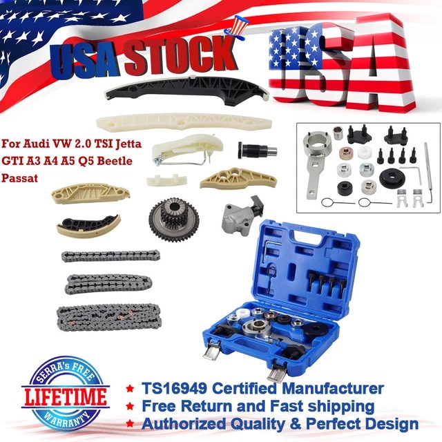NEW TIMING CHAIN Tool Kit Set For VW Jetta Tiguan Golf GTI Audi A4 A6
