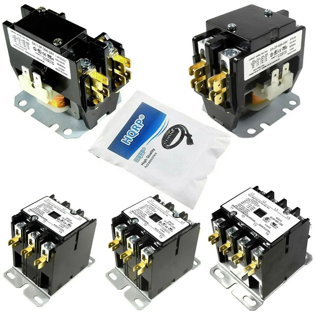 AC CONDENSER CONTACTOR HVAC Definite Purpose Relay 14 Pole 24 or 120V