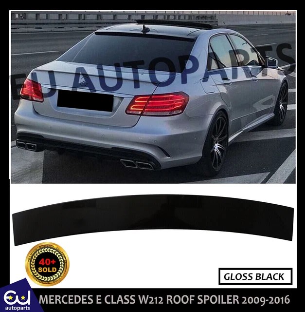 FOR MERCEDES E Class W212 Rear Window Roof Spoiler Amg Style Gloss