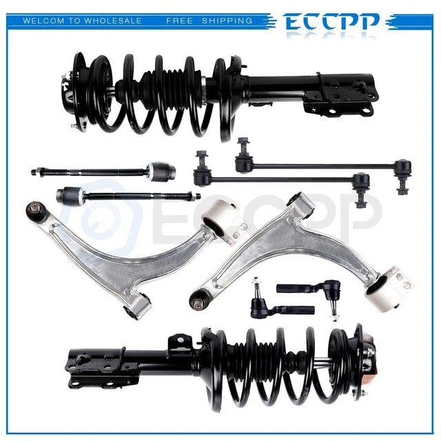 FRONT STRUTS LOWER Control Arm Sway Bar TieRod Fits Chevrolet Malibu