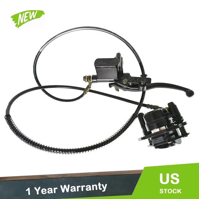 LEFT BRAKE MASTER Cylinder Caliper Assembly ATV Rear 90cc 110cc 125cc