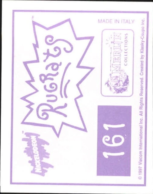 1997 RUGRATS ALBUM Stickers 161 Sticker 161 £1.85 PicClick UK
