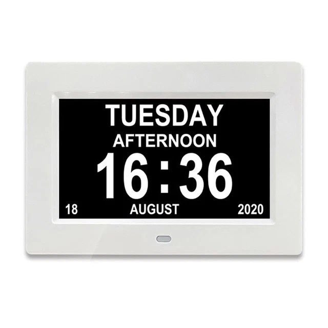 INTUITIVE DIGITAL ALARM Clock with Multiple UI Options and Medication