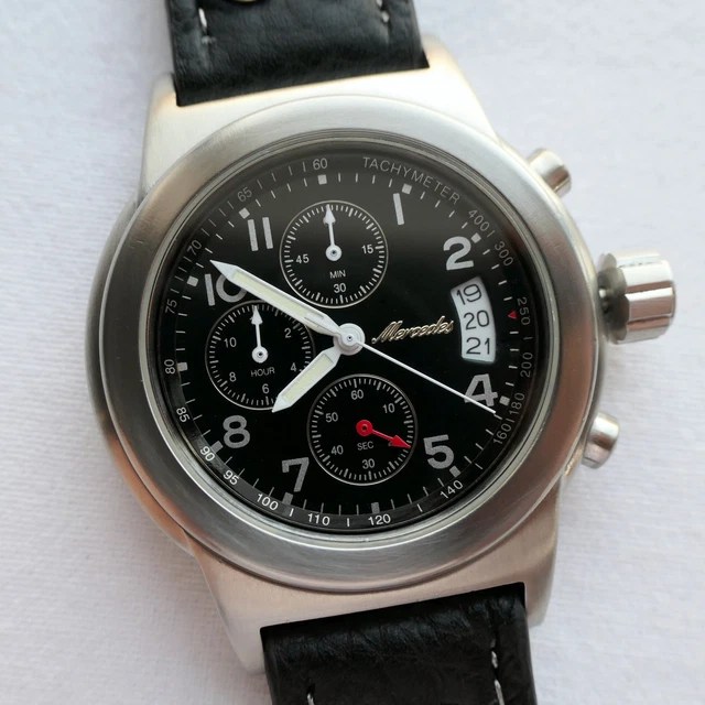 MERCEDES BENZ CLASSIC Rally Racing Sport Car Accessory Retro Watch