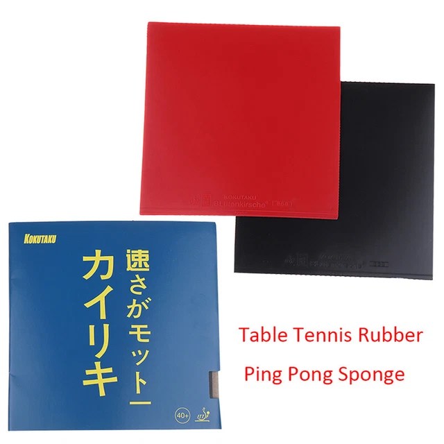 KOKUTAKU IN ORIGINAL Table Tennis Racket Rubber Ping Pong Sponge Blue