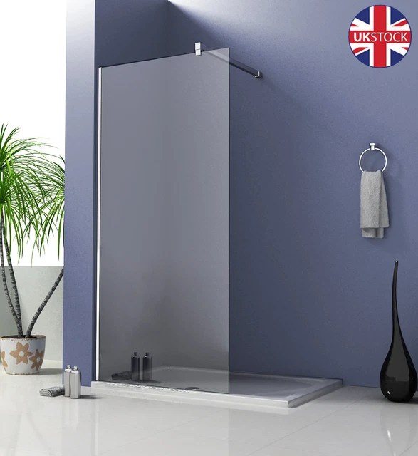 WALK IN WET Room Shower Screen Panel Enclosure Easy Clean Safety Glass
