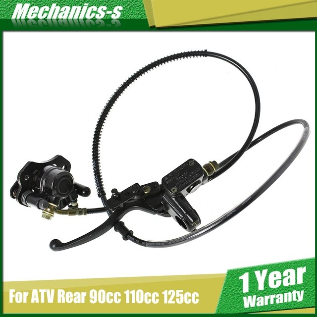 LEFT BRAKE MASTER Cylinder Caliper Assembly ATV Rear 90cc 110cc 125cc