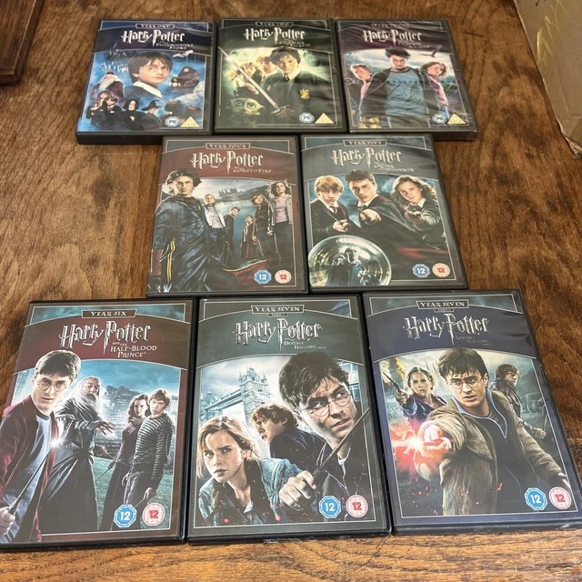 HARRY POTTER Complete, 8Film Collection, DVD Set In Vgc £9.27