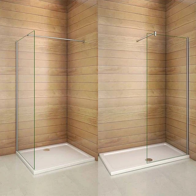 WALK IN TALL Shower Screen Panel Wet Room Enclosure Cubicle 8mm NANO