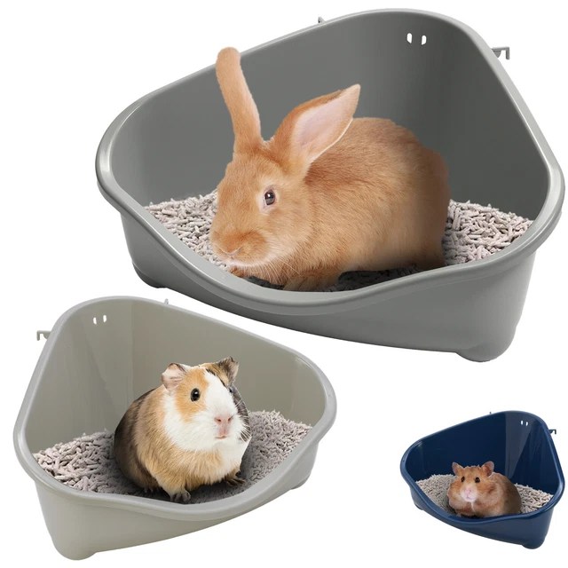 SMALL ANIMALS CORNER Litter Trays Rabbit Guinea Pig Hamster Plastic