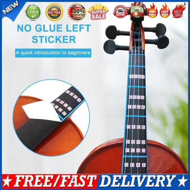 VIOLIN FINGERBOARD STICKER Fretboard Note Fingering Chart Practice