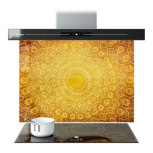 GLASS SPLASHBACK WALL Panel Kitchen Tile ANY SIZE Mosaic Pattern