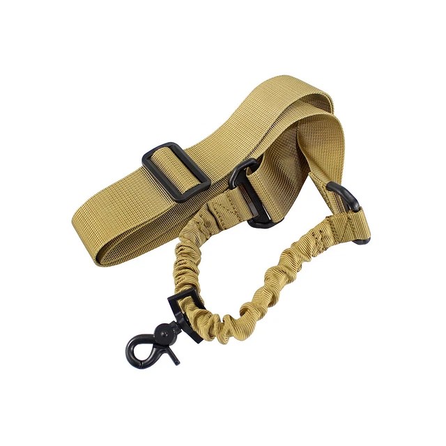 TACTICAL ADJUSTABLE SINGLE Point Gun Sling Airsoft Rifle Bungee