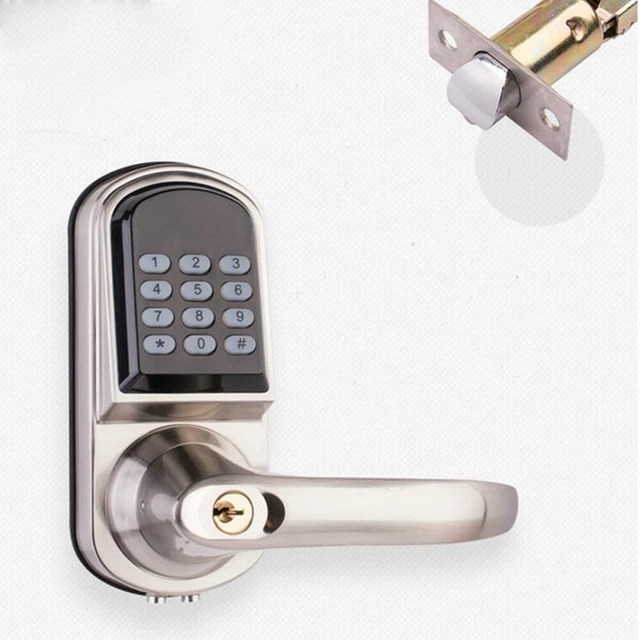 KEYLESS MECHANICAL DOOR Lock Digital Code Entry Keypad Password Door