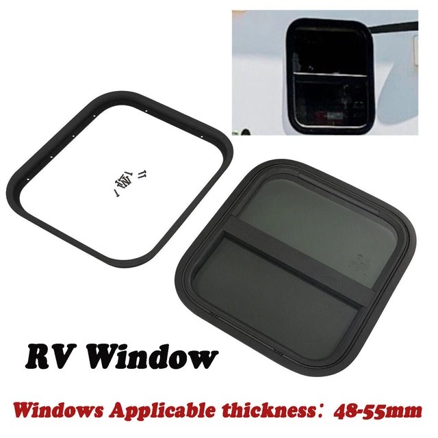 14& X 16& Vertical Slider RV Window Cargo Trailer Camper w/ Mounting