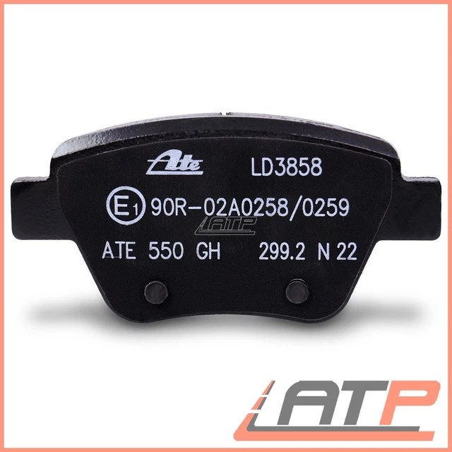 ATE CERAMIC BRAKE Pad Set Rear For Vw Caddy Mk 3 1.2-2.0 10- Beetle 5C