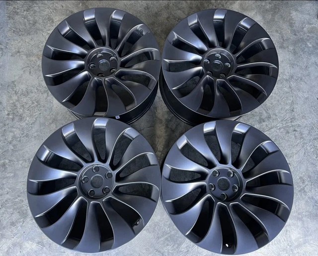 FACTORY TESLA MODEL Y Performance 21" Wheels Rims Set UBERTURBINE 21x9