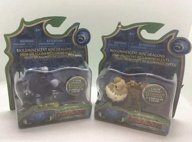 HOW TO TRAIN Your Dragon The Hidden World 2 Colour Change Figures £12.