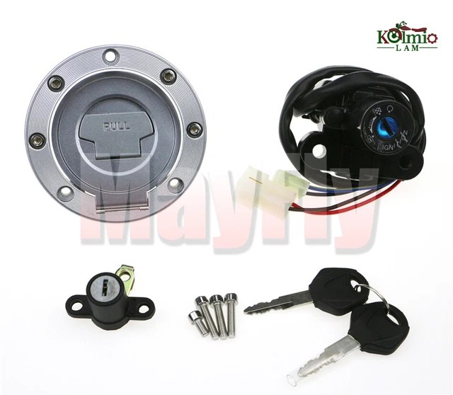 IGNITION SWITCH FUEL Gas Cap Key Lock Set For MT03/07/09 FZ10 FJ09