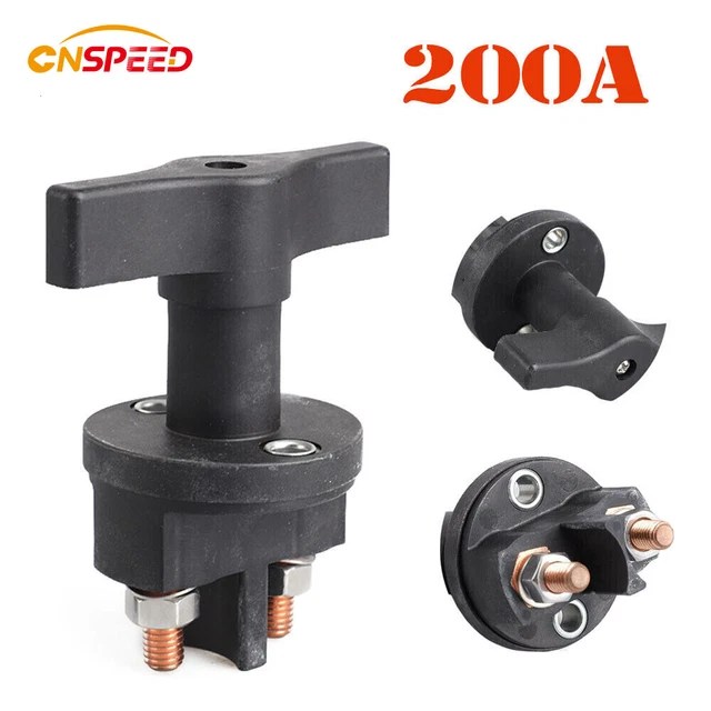 12V BATTERY ISOLATOR Switch Disconnect Power Cut Off Kill for Car Boat