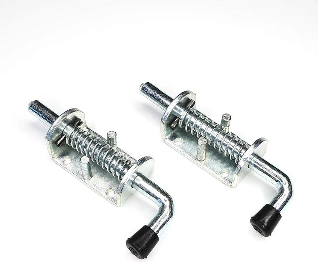 UTILITY TRAILER GATE Spring Loaded Pin Lock Assembly Ramp Door Locking