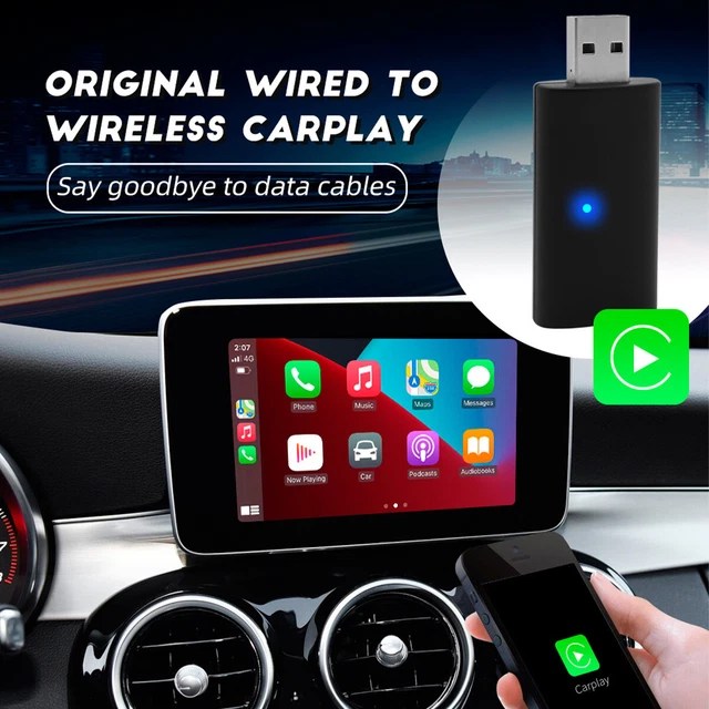 WIRELESS CARPLAY ADAPTER For iPhone Apple Wireless Carplay Dongle,Plug