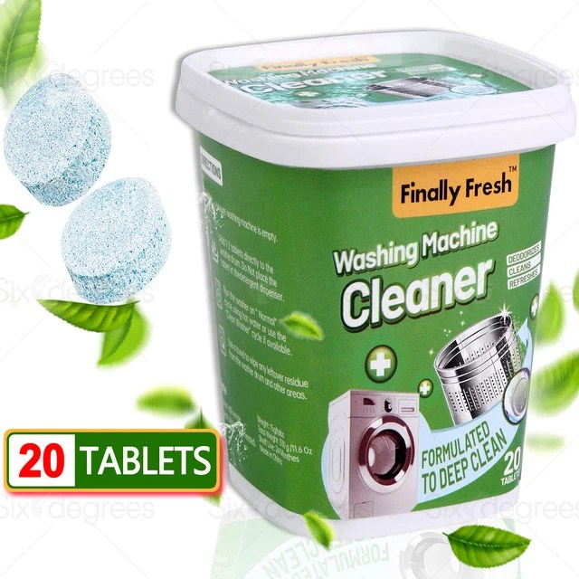 FINALLY FRESH WASHING Machine Cleaner for Front Loaders & Top Loaders
