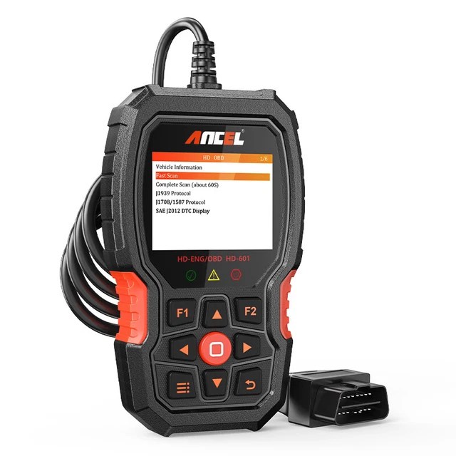 ANCEL HD601 ALL System Code Reader Diesel Heavy Duty Truck Scanner