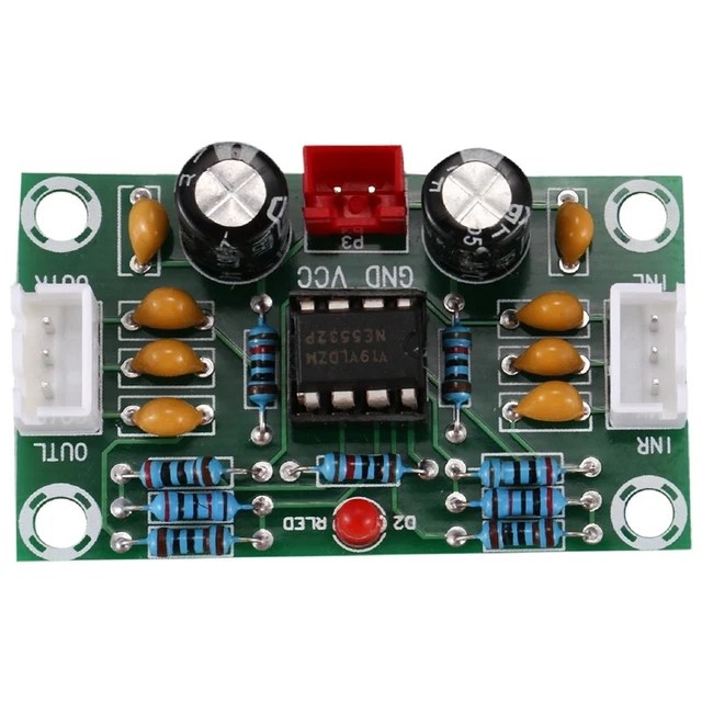 PREAMP OP MODULE Amplifier Dual Channel NE5532 Preamplifier Tone Board