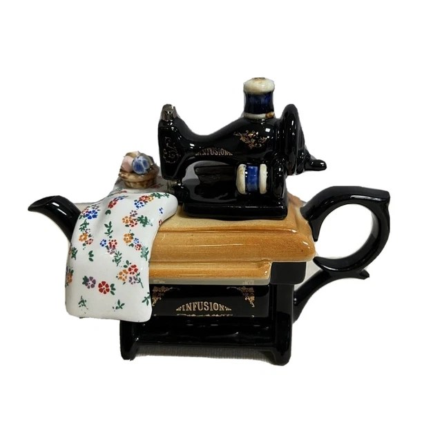 COLLECTABLE VINTAGE CARDEW Design Sewing Machine Teapot "Infusion" Made in Engla £35.00