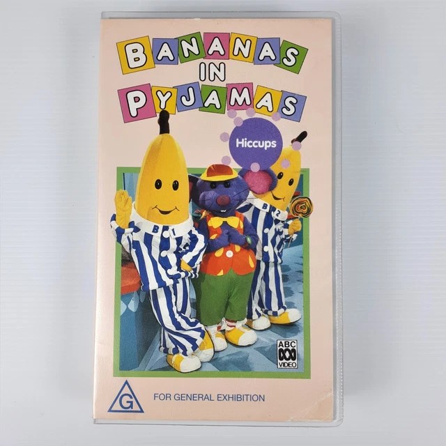 BANANAS IN PYJAMAS VHS Hiccups Video 1993 ABC Tape B1 & B2 TESTED £8.08 PicClick UK