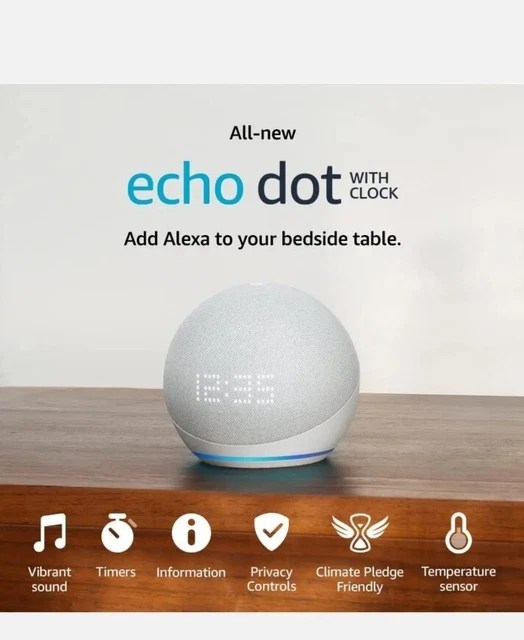 ALL-NEW ECHO DOT (5th generation, 2022 release)smart speaker with clock