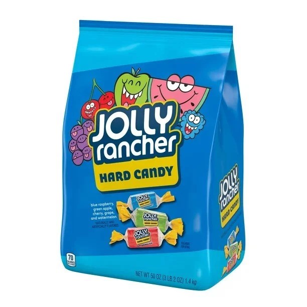JOLLY RANCHER, ASSORTED Fruit Flavored Hard Candy, Individually Wrapped