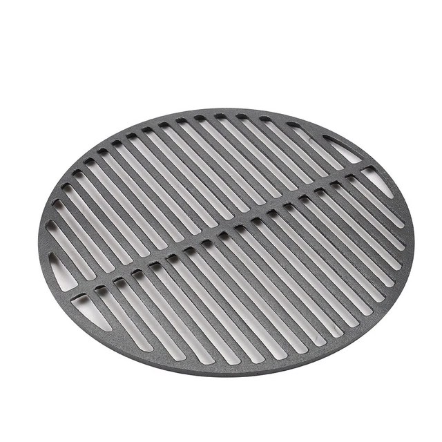ROUND CAST IRON BBQ Grill Grate Grid Rack Cooking Replacement Net