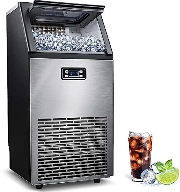 COMMERCIAL ICE MAKER, SelfCleaning Under Counter ice Machine 100LBS