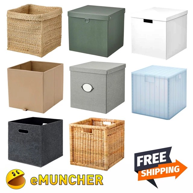 IKEA STORAGE BOX organizer drawer compartment sorting kallax compatible