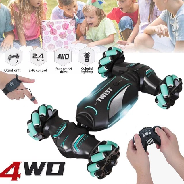 360° ROTATION RC Stunt Car Colorful Lights Gesturesensitive Racing Car