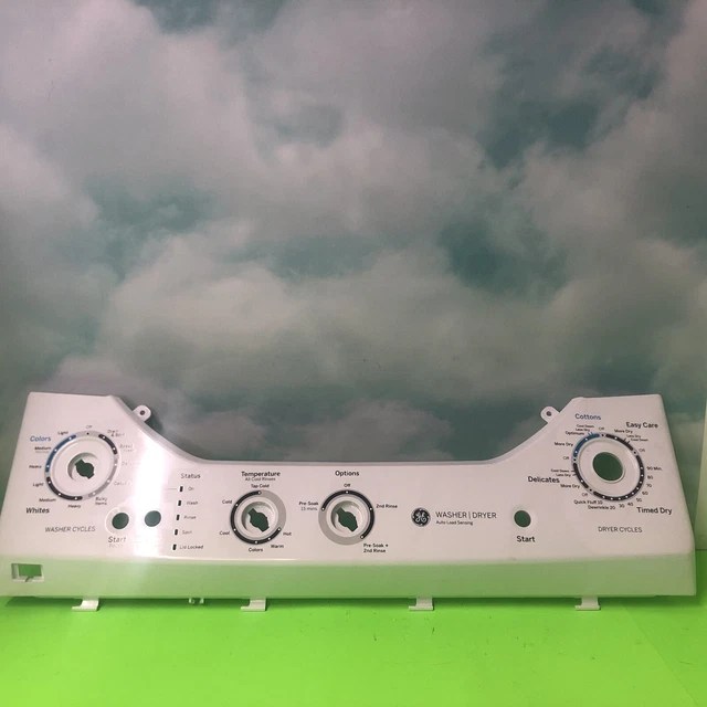 WA2 GE LAUNDRY Model GUD24ESSM1WW Center Control Panel Part