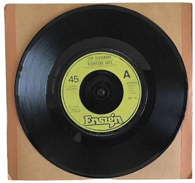 BOOMTOWN RATS 7” Like Clockwork/How Do You Do? Ensign ENY 14 Vinyl £0.